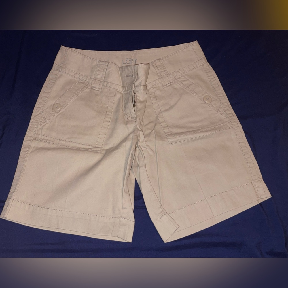 LOFT Light Beige Summer Shorts